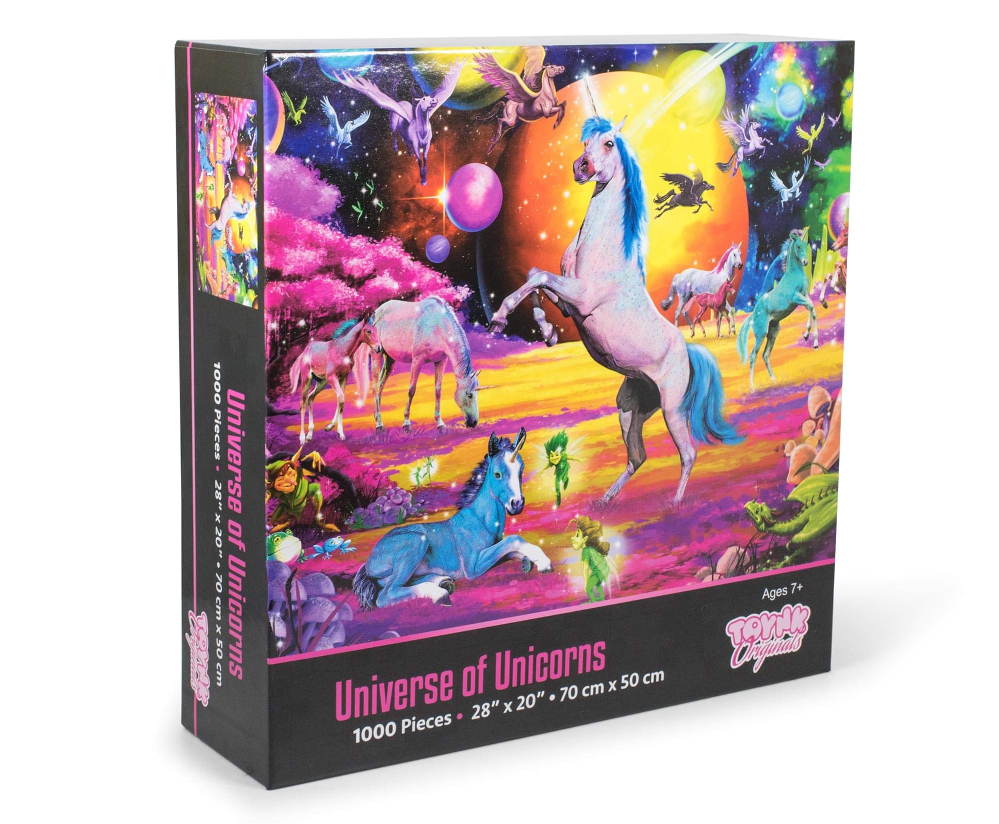 ジグソーパズル　カーク・レイナート　レインボーユニコーン　1000ピース Amazon.com: Universe of Unicorns Rainbow Fantasy Puzzle for Adults